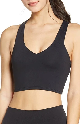 Alo Real Sports Bra in Black at Nordstrom, Size X-Small