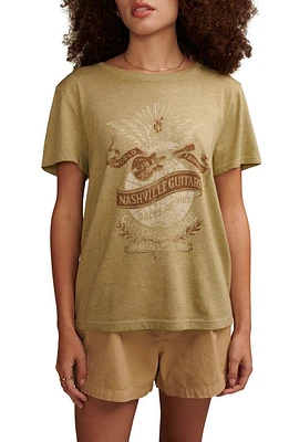 Lucky Brand Nashville Guitars Graphic T-Shirt Olivine at Nordstrom,