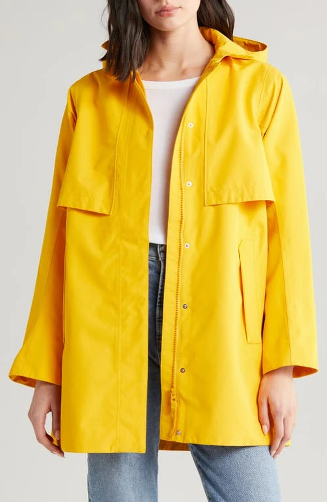 Helly Hansen Lilja Waterproof Raincoat Essential Yellow at Nordstrom,