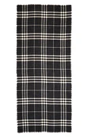 burberry Giant Check Wool Scarf in Black/Calico Ip Chk at Nordstrom