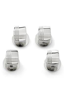 Cufflinks, Inc. Tartan Stud Set in Silver at Nordstrom