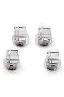 Cufflinks, Inc. Tartan Stud Set in Silver at Nordstrom