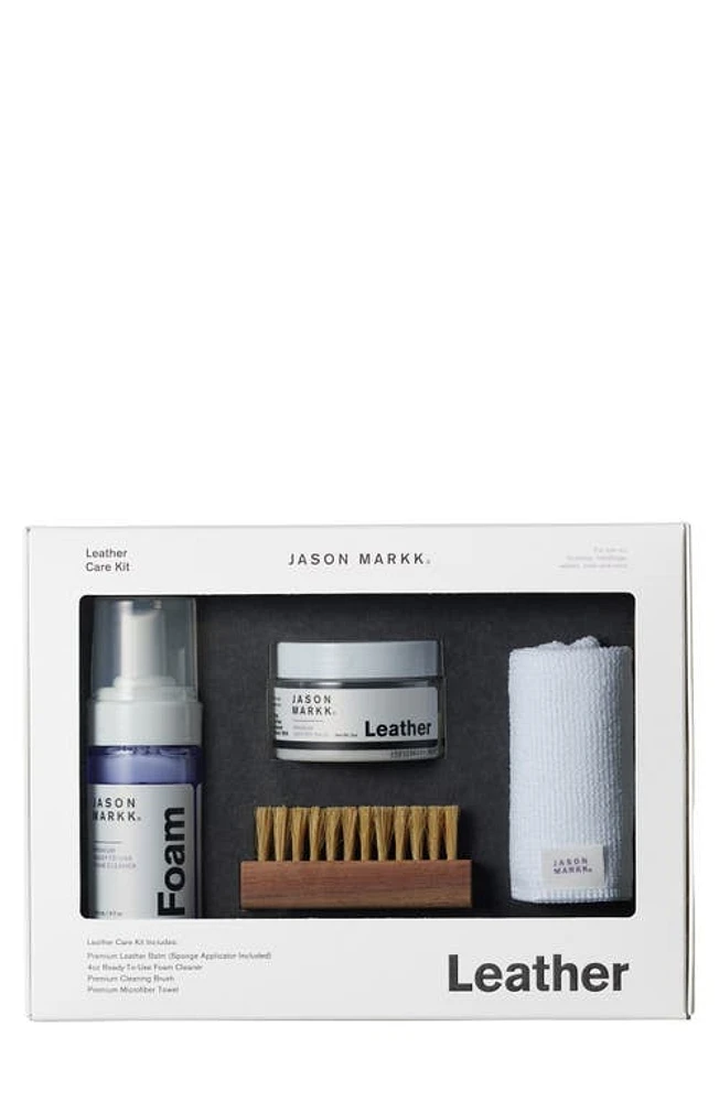 Jason Markk 4-Piece Leather Care Kit in Whit at Nordstrom