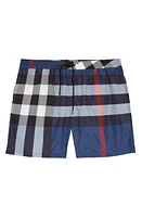 burberry Guildes Check Swim Trunks Carbon Blue Ip at Nordstrom,