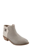 SoftWalk Rimini Perforated Bootie Stone at Nordstrom,