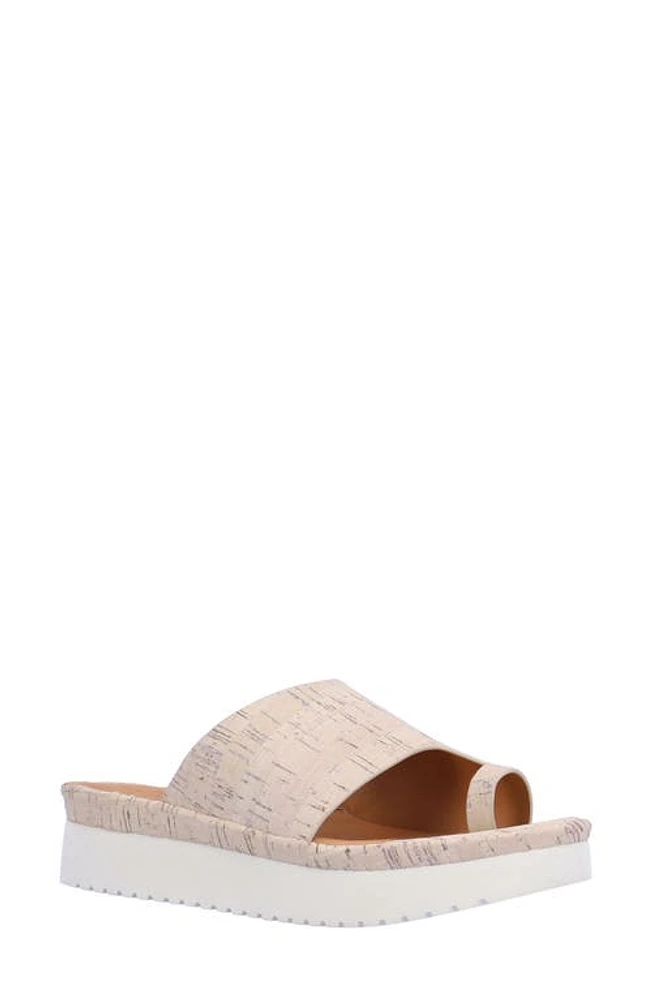 L'Amour des Pieds Ahlina Platform Sandal Whitewash at Nordstrom,