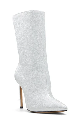 ALDO Silva Pointed Toe Bootie Silver at Nordstrom,