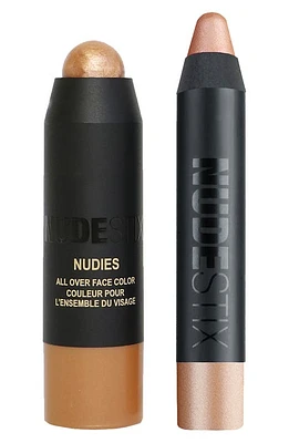 NUDESTIX Holiday Mini Glow Highlighter & Eye Color Set at Nordstrom