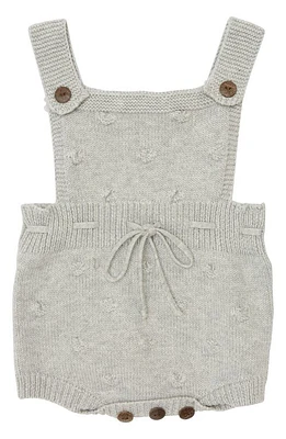 Ashmi & Co. Emma Knit Cotton Romper Gray at Nordstrom,