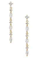 Ettika Linear Drop Earrings in Gold at Nordstrom