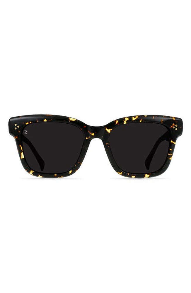 RAEN Breya 54mm Square Sunglasses in Cosmos Tortoise/Dark Smoke at Nordstrom