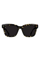 RAEN Breya 54mm Square Sunglasses in Cosmos Tortoise/Dark Smoke at Nordstrom