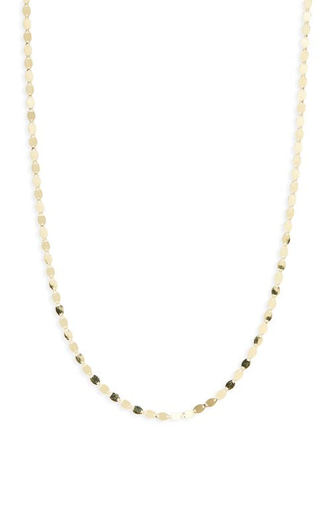 Lana Petite Nude Chain Necklace in Yellow Gold at Nordstrom