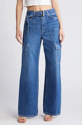 Reformation Cary Belted Cargo Jeans Prior at Nordstrom,