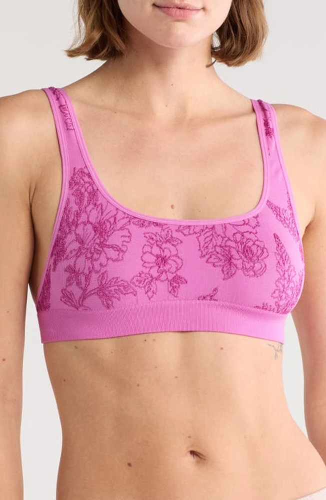 Free People The One Seamless Bralette in Fuchsia at Nordstrom, Size Medium