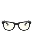 Ray-Ban 54mm Polarized Square Glasses in Black/Photochromic Grey at Nordstrom