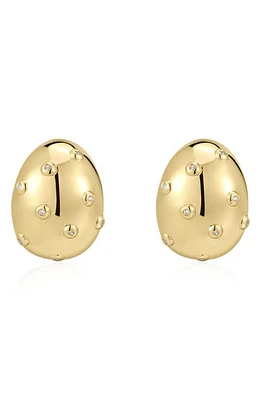 Luv AJ Mini Molten Drop Earrings in Gold at Nordstrom