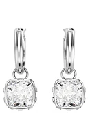 Swarovski Stilla Crystal Hoop Drop Earrings in Silver at Nordstrom