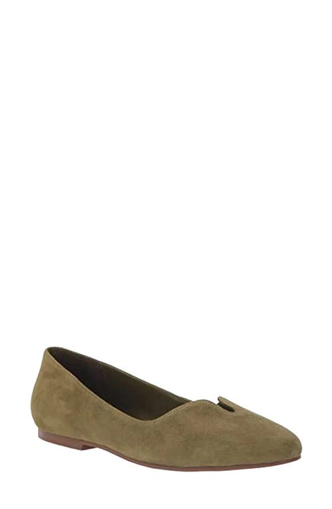 Rebecca Allen The Notch Ballet Flat Olive at Nordstrom,