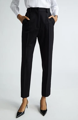 Dolce & Gabbana Wool Blend Gabardine Cigarette Pants Nero at Nordstrom, Us