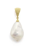 LAGOS Luna Baroque Pearl Pendant Charm in Gold at Nordstrom