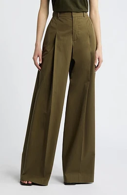 FRAME Pleated Wide Leg Pants Surplus at Nordstrom,