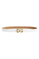 Dolce & Gabbana DG Baroque Buckle Leather Belt at Nordstrom,