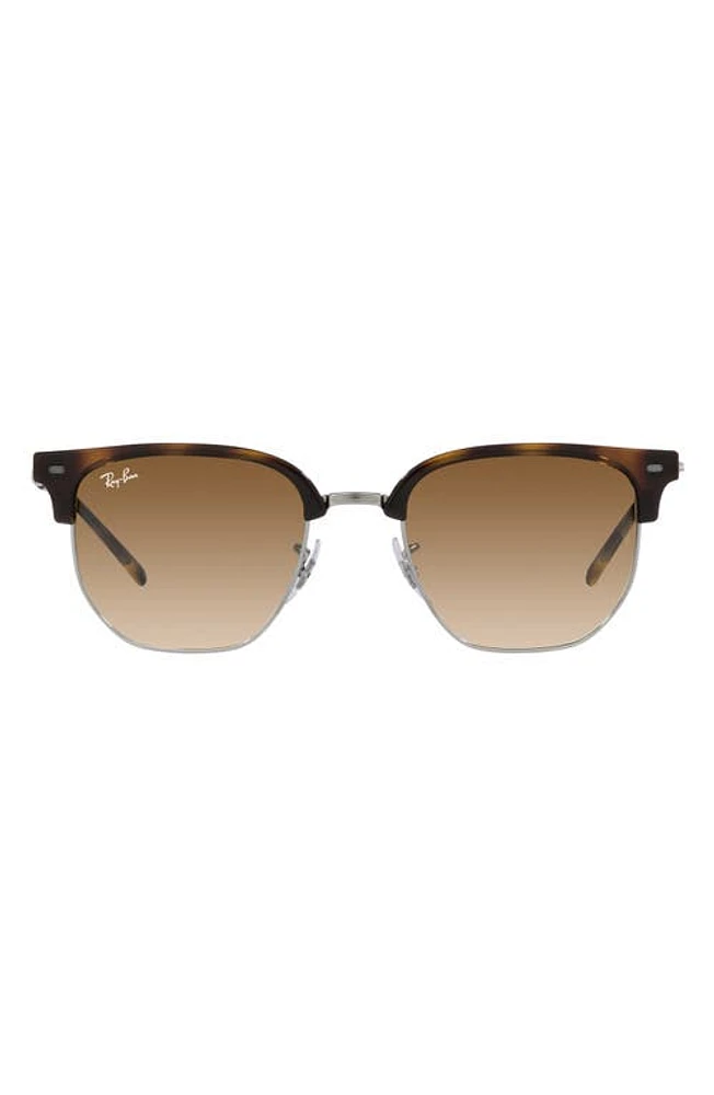 Ray-Ban New Clubmaster 51mm Gradient Irregular Sunglasses in Havana at Nordstrom