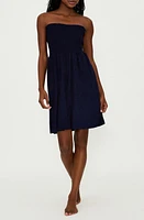 Beach Riot Lilee Strapless Smocked Cover-Up Dress at Nordstrom,