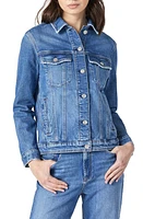 Mavi Jeans Katy Denim Trucker Jacket Dark Recycled Blue at Nordstrom,