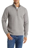 Billy Reid Half Zip Sweatshirt Medium Grey at