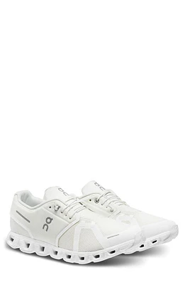 On Cloud 5 Running Shoe Undyed White/White at Nordstrom,