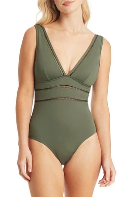 Sea Level Spliced Plunge One-Piece at Nordstrom, Us