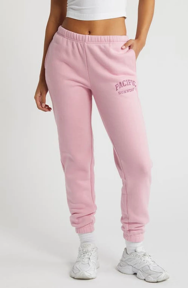 PacSun Pac Arch Slim Fit Joggers Pink at Nordstrom,