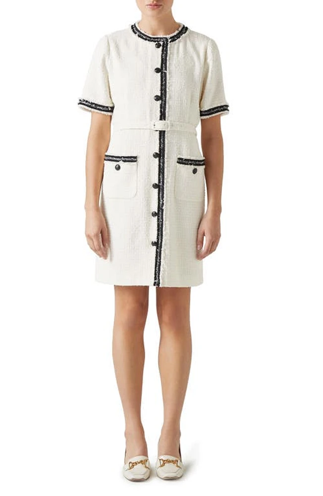 LK Bennett Charlie Tweed Dress Ivory at Nordstrom, Us