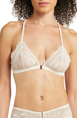 Etam Ombrelle Triangle Lace Bralette Pearl at Nordstrom,