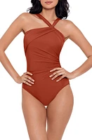 Miraclesuit Rock Solid Europa One-Piece Swimsuit Spice at Nordstrom,