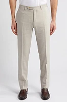 Canali Milano Trim Fit Linen & Wool Dress Pants Beige at Nordstrom, Eu