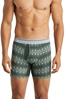 Mack Weldon 18-Hour Jersey Boxer Briefs in Douglas Fir - Nordic at Nordstrom, Size Small