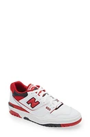 New Balance 550 Basketball Sneaker in White/Team Red at Nordstrom, Size 9