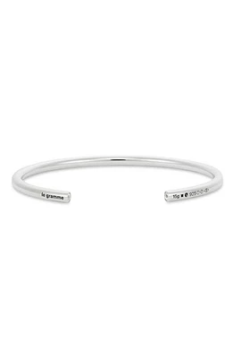 le gramme Men's 15G Diamond Polished Sterling Silver Bangle at Nordstrom,