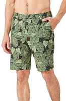 Tommy Bahama Cayman Camo Dunes Cargo Swim Shorts in Cactus Green at Nordstrom, Size 38