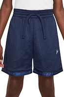 Nike Kids' Culture of Basketball Dri-FIT Reversible Shorts in Midnight Navy/Royal/White at Nordstrom, Size Xl