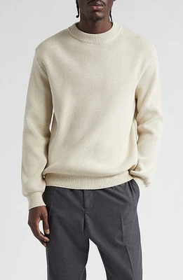 Golden Goose Journey Rib Crewneck Sweater Panama at Nordstrom,