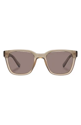 Le Specs Elixir 52mm Polarized Square Sunglasses in Whiskey at Nordstrom