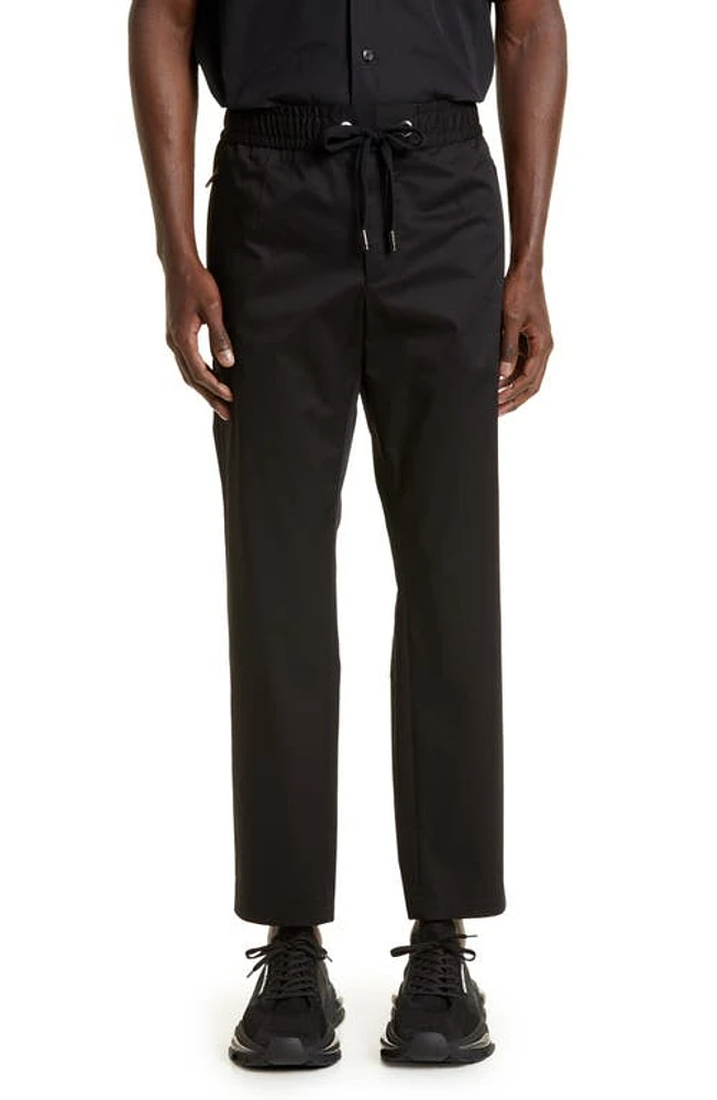 Dolce & Gabbana Stretch Cotton Joggers Black at Nordstrom, Us