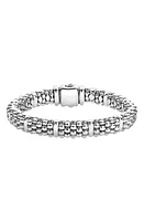 LAGOS Oval Rope Caviar Bracelet in Silver at Nordstrom