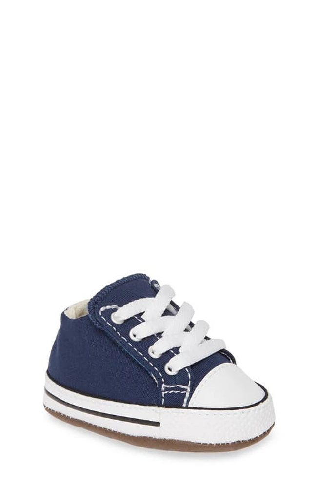 Converse Chuck Taylor All Star Cribster Canvas Crib Shoe Navy/Natural Ivory/White at Nordstrom, M