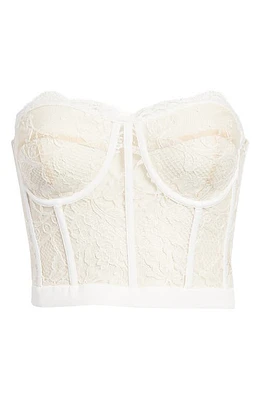 Alexander McQueen Semisheer Strapless Corset Top at Nordstrom, Us