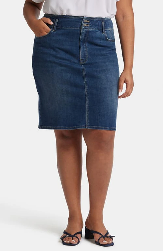 NYDJ Hollywood Pencil Denim Skirt Olympus at Nordstrom,